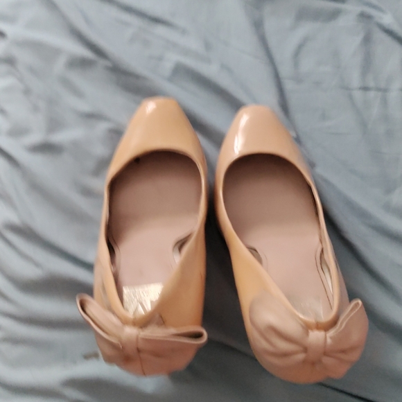 Dolce Vita Sky High Nude Bow Heel Stilettos - Picture 8 of 12